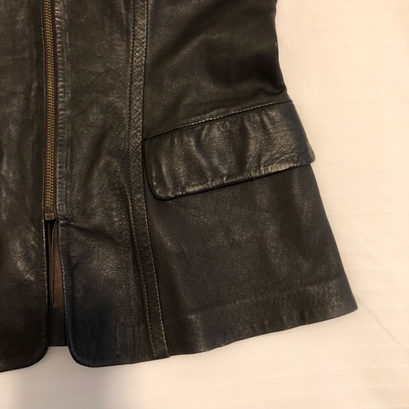 LEATHER VEST - Picture 3 of 10